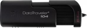 Флешка USB Kingston DataTraveler 104 64GB DT104/64GB Black