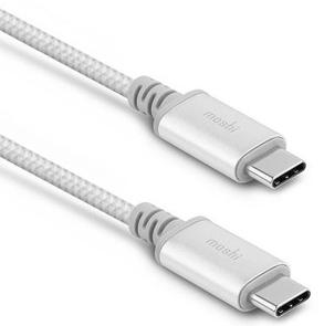 Кабель Moshi USB-C / USB-C Integra Jet Silver (99MO084244)