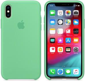 Чохол-накладка Apple для iPhone XS - Silicone Case Spearmint