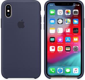 Чохол-накладка Apple для iPhone XS - Silicone Case Midnight Blue