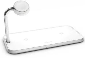 Фото: Док-станція Zens Dual Aluminium Wireless Charger plus Apple Watch 10W White № 3 | KTC