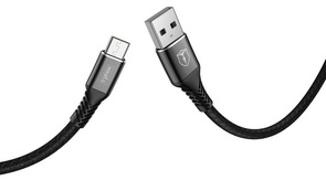 Кабель T-PHOX AM / Type-C 1m Black (T-C814 black)