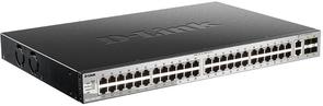 Switch, 54 ports, D-Link DGS-3130-54TS, 48xLAN(10/100/1000), 2x10GBase-T, 4xSFP+, USB, керований L3