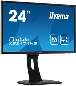 Фото: Монітор iiyama ProLite XB2474HS-B2 Black - 23.6" VA / 1920×1080 / 75 Гц / Pivot / HAS № 2 | KTC