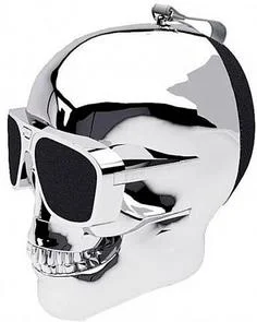 Фото: Портативна колонка Jarre Technologies AeroSkull Nano Bluetooth Chrome Silver (ML80110) № 3 | KTC