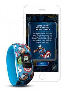  Фітнес браслет Garmin Vivofit Jr.2 Adjustable Avengers Blue (010-01909-52)