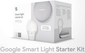 Smart колонка + smart лампочка Google Smart Light Starter Kit Chalk