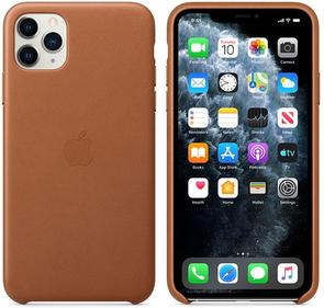 Чохол-накладка Apple для iPhone 11 Pro Max - Leather Case Saddle Brown