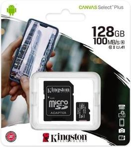 Карта пам'яті Kingston Canvas Select Plus A1 Micro SDXC 128GB SDCS2/128GB