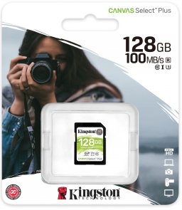 Карта пам'яті Kingston Canvas Select Plus SDXC 128GB SDS2/128GB