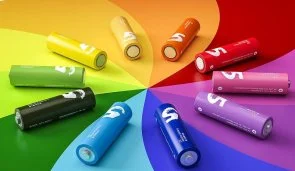 Фото: Батарейка Xiaomi Rainbow AA batteries 10pcs (AA501) № 3 | KTC