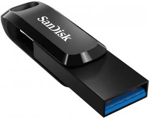 Фото: Флешка USB SanDisk Ultra Dual Drive Go 128GB Black (SDDDC3-128G-G46) № 3 | KTC