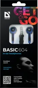Фото: Навушники Defender Basic 604 Blue (63608) № 2 | KTC