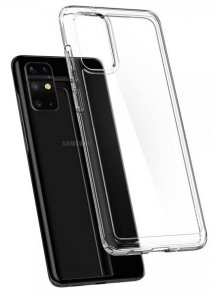 Чохол-накладка Spigen для Samsung Galaxy S20 Plus - Crystal Hybrid Crystal Clear