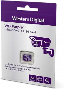 Карта пам'яті Western Digital Purple Micro SDXC 64GB WDD064G1P0A