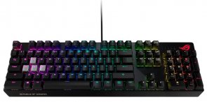 Клавіатура, Asus ROG Strix Scope Cherry MX Red Silent Switches USB Black ( Gaming )