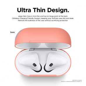 Чохол Elago for Airpods - Skinny Case Peach (EAPSK-BA-PE )