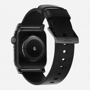 Фото: Ремінець Nomad for Apple Watch 42/44mm - Modern Strap Black (NM1A41BM00) № 2 | KTC