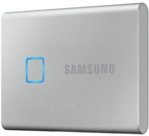 Зовнішній твердотільний накопичувач Samsung T7 Touch 1TB MU-PC1T0S/WW Silver