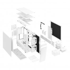 Корпус для ПК FRACTAL DESIGN Define 7 White (FD-C-DEF7A-09)