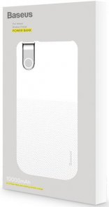 Безпровідна універсальна батарея Baseus Thin 10000mAh White (PPALL-QY02)