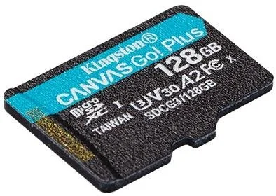 Фото: FLASH пам'ять Kingston Canvas Go Plus A2 Micro SDXC 128GB (SDCG3/128GBSP) № 3 | KTC