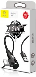 Фото: Кабель Baseus MVP Elbow AM / Lightning 2m Black (CALMVP-A01) № 3 | KTC