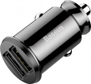 Фото: Автомобільний зарядний пристрій Baseus Grain Car Charger 3.1A Black (CCALL-ML01) № 2 | KTC
