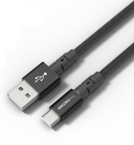 Кабель AMAZINGthing Max Plus 3.2A AM / Micro USB 1.1m Black (MIPMP001MBK)