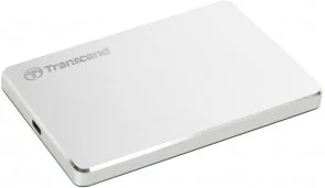 Фото: Зовнішній HDD Transcend StoreJet 25C3S 2TB Silver (TS2TSJ25C3S) № 2 | KTC