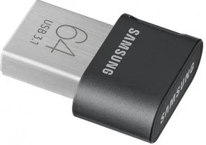 Фото: Флешка USB Samsung Fit Plus 64GB Black (MUF-64AB/APC) № 2 | KTC