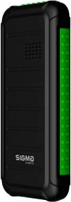 Фото: Мобільний телефон SIGMA X-style 18 Track Black Green № 3 | KTC