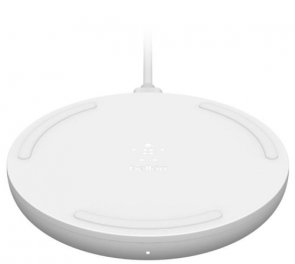 Зарядний пристрій Belkin Pad Wireless Charging Qi 10W White /C Adapter Not Included/ (WIA001BTWH)