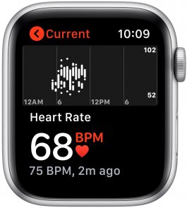 Смарт годинник Apple Watch Series SE GPS 44mm Silver Aluminium Case with White Sport Band (MYDQ2)