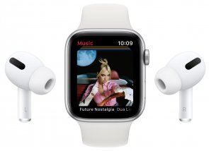 Смарт годинник Apple Watch Nike Series SE GPS 40mm Silver Aluminium Case with Pure Platinum/Black N (MYYD2)