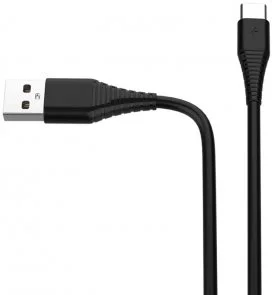Фото: Кабель ColorWay PVC AM / Type-C 1m Black (CW-CBUC026-BK) № 2 | KTC