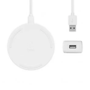 Фото: Бездротовий зарядний пристрій Belkin Pad Wireless Charging Qi 10W White (WIA001VFWH) № 5 | KTC