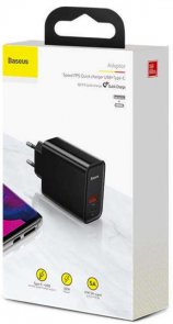 Зарядний пристрій Baseus Speed PPS Quick Charger 30W Black (CCFS-C01)