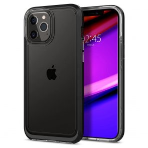 Чохол Spigen for iPhone 12 Pro Max - Neo Hybrid Crystal Black (ACS01622)