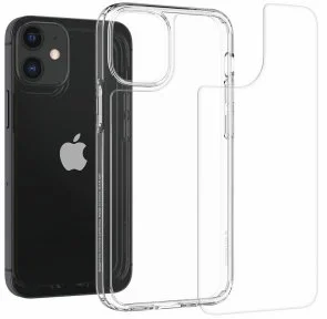 Фото: Чохол Spigen for Apple iPhone 12 Mini - Quartz Hybrid Crystal Clear (ACS01748) № 4 | KTC