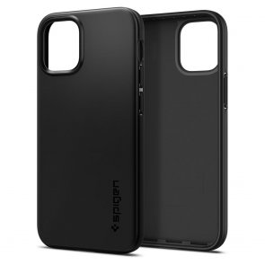 Чохол-накладка Spigen для Apple iPhone 12 Mini - Thin Fit Black