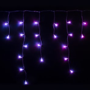 Гірлянда Twinkly Smart LED Icicle RGB 190, BT+Wi-Fi, Gen II, IP44, кабель прозорий (TWI190STP-TEU)
