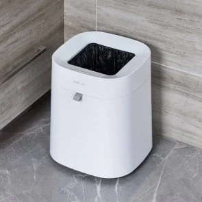 Фото: Смарт-кошик для сміття Xiaomi Smart Trash Bin TOWNEW Air White № 3 | KTC