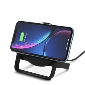 Зарядний пристрій Belkin Stand Wireless Charging Qi 10W Black (WIB001VFBK)