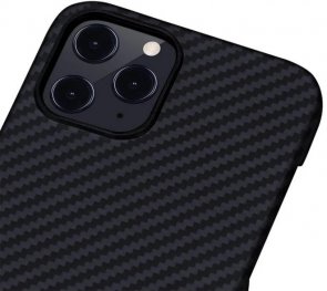 Чохол-накладка Pitaka для iPhone 12 / 12 Pro  - MagEZ Case Black/Grey Twil