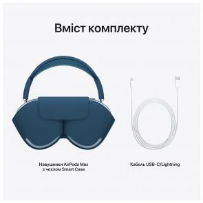 Фото: Гарнітура Apple AirPods Max Sky Blue (MGYL3) № 7 | KTC