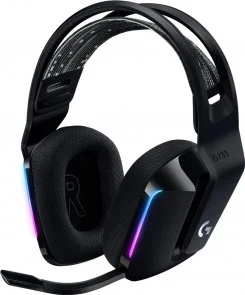 Фото: Гарнітура Logitech Lightspeed Wireless RGB Gaming Headset G733 Black (981-000864) № 3 | KTC