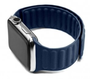 Ремінець HiC for Apple Watch 38/40mm - New Leather Link Midnight Blue (LLNK3840MDBL)