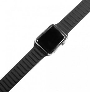  Ремінець HiC for Apple Watch 42/44mm - New Leather Link Black (MY9)