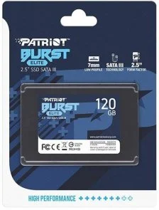 Фото: SSD-накопичувач Patriot Burst Elite SATA III 120GB (PBE120GS25SSDR) № 2 | KTC